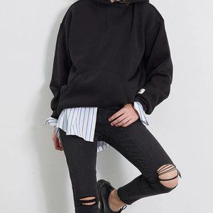 PacSun Black Ripped High Rise Jeggings Size 23